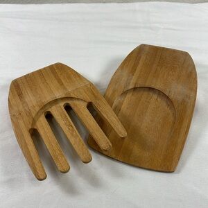 Pampered Chef Bamboo Salad Tongs